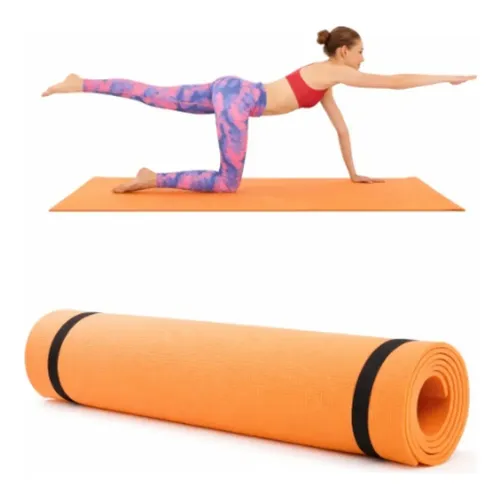 Alfombra de yoga 150x57 cm, 6 mm