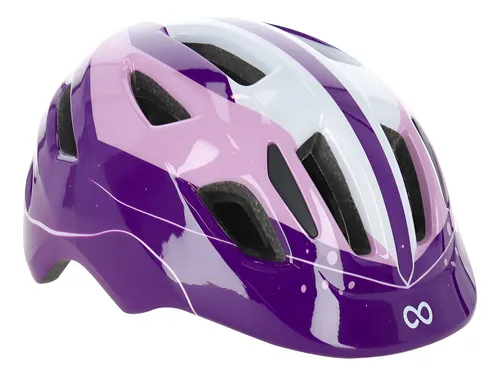 Casco Niña Super Liga Con Regulador Rosa/Lila Topmega
