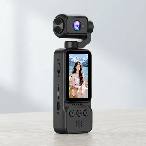 Videocámara bolsillo gimbal 1080p